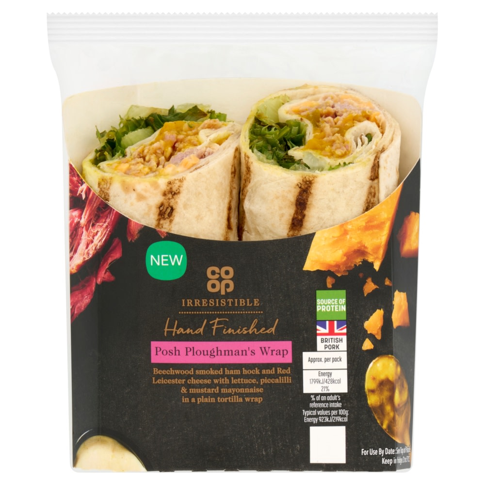 Co-op Irresistible Posh Ploughman's Wrap 195g