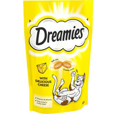 Dreamies Cat Treat Biscuits with Cheese 60g