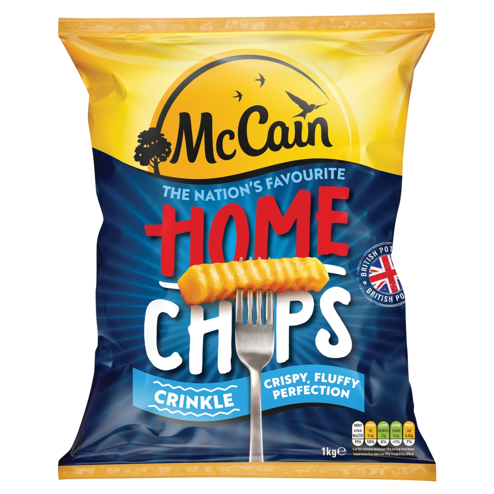 McCain Home Chips Crinkle Cut 1kg
