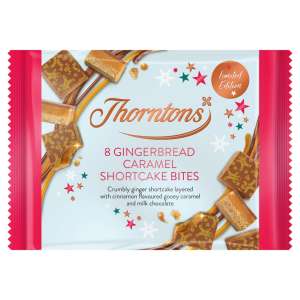 Thorntons Gingerbread Caramel Shortcake Bites 8pk