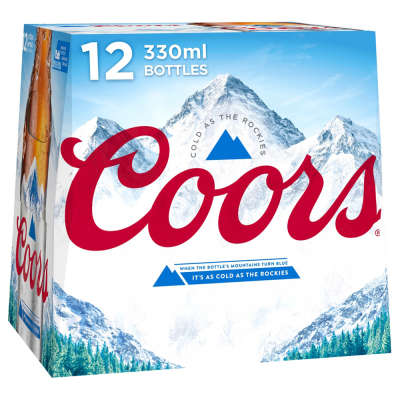 Coors Bottles 12x330ml