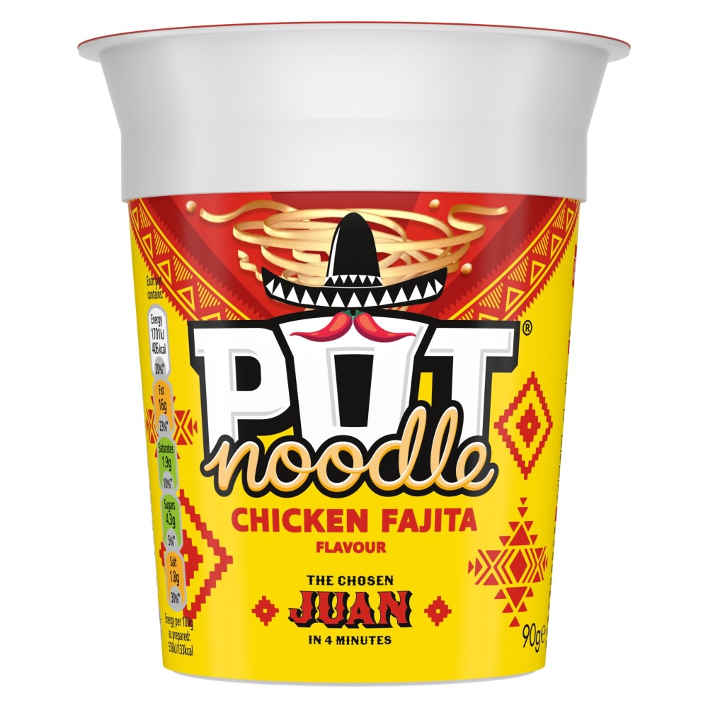 Pot Noodle Chicken Fajita