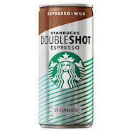 Starbucks DoubleShot Espresso Iced Coffee 200ml Co op Starbucks DoubleShot Espresso Iced Coffee 200ml Co op