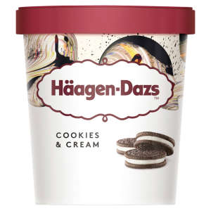Häagen-Dazs Cookie & Cream Ice Cream 460ml