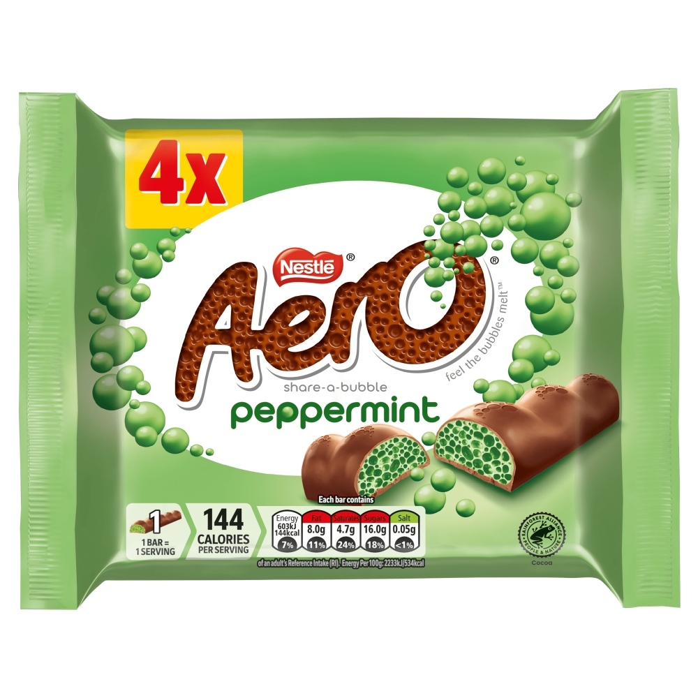 Aero Bubbly Peppermint 4pk