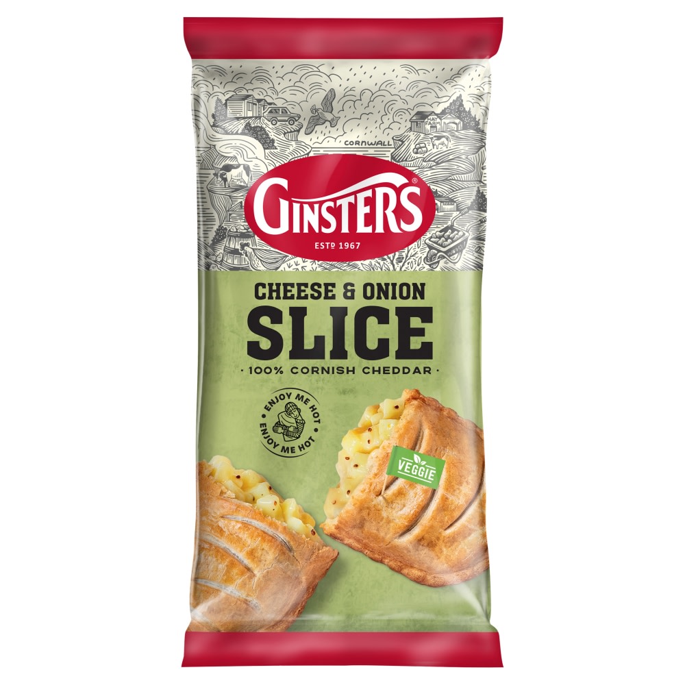 Ginsters Cheese & Onion Pasty