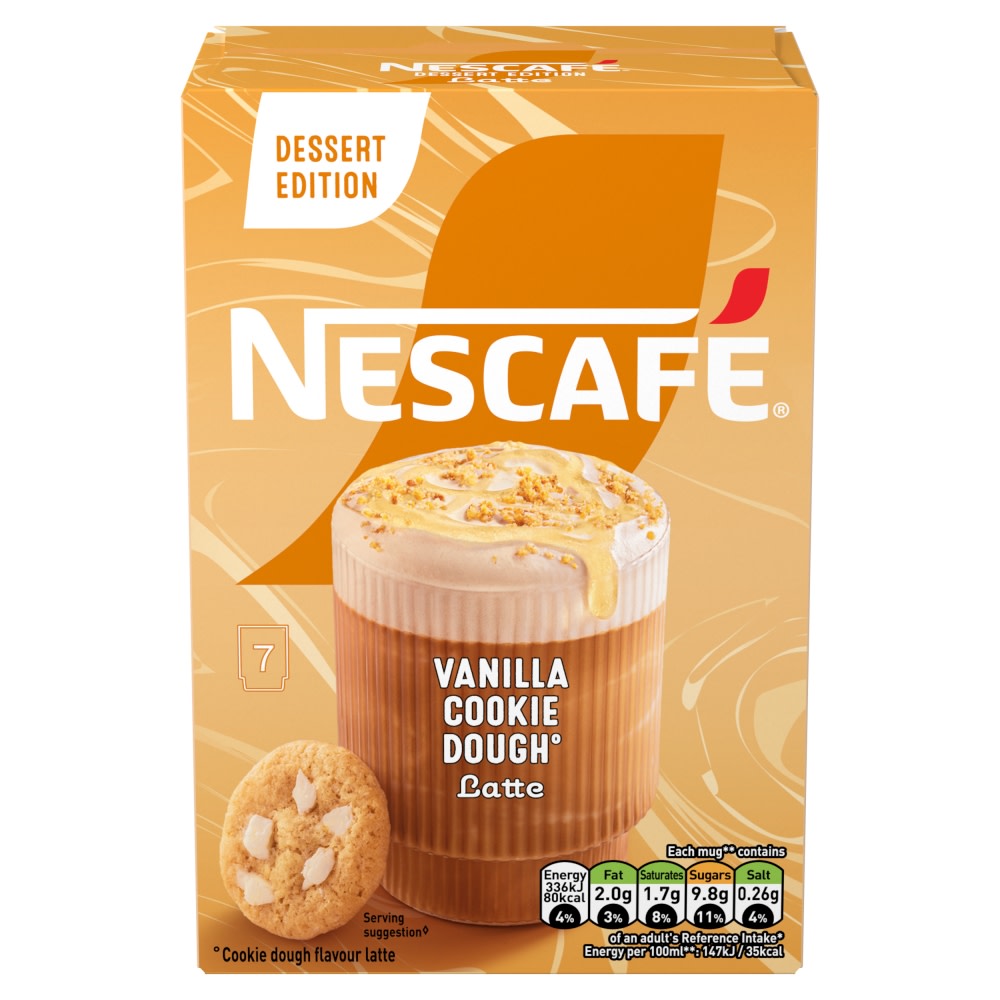 Nescafe Vanilla Cookie Dough Latte 7pk