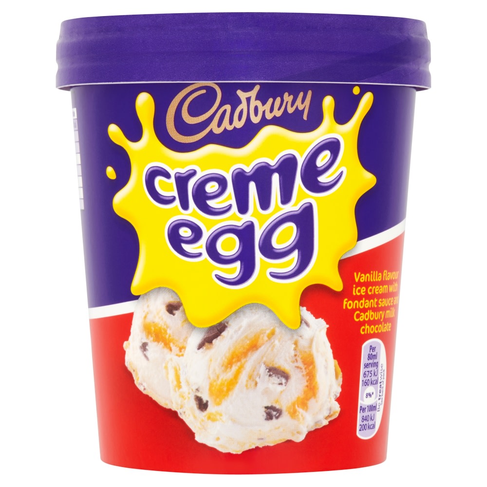 Cadburys creme egg ice cream