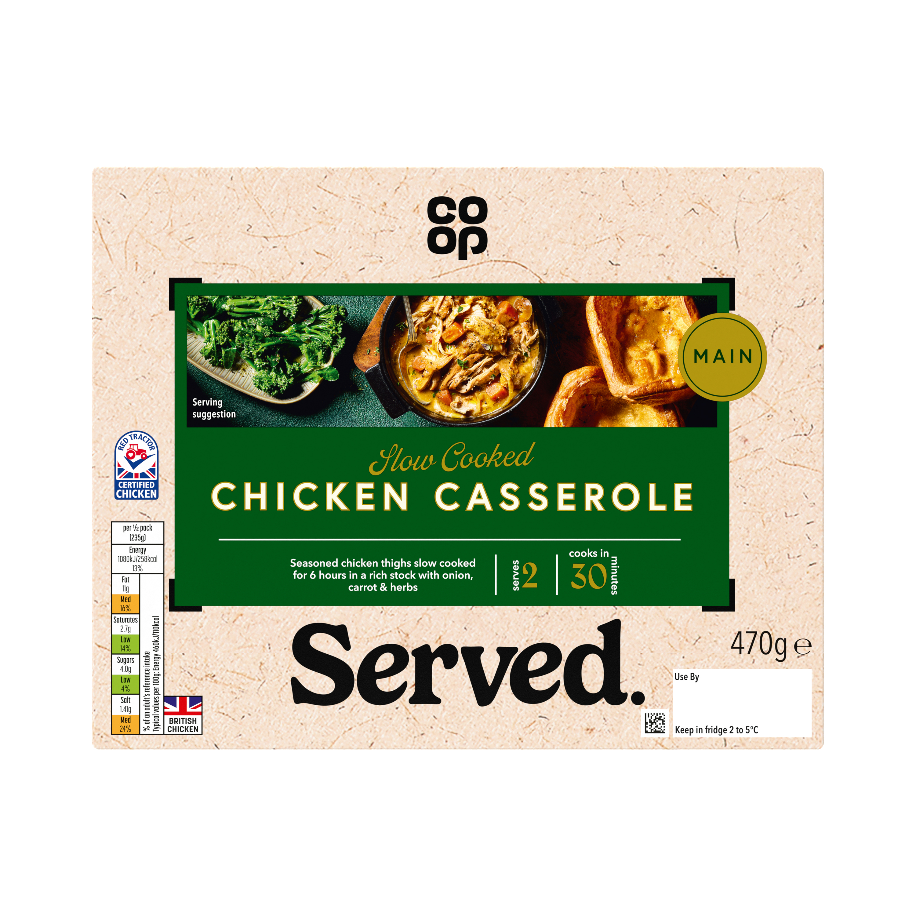 Co-op Chicken Casserole 470g