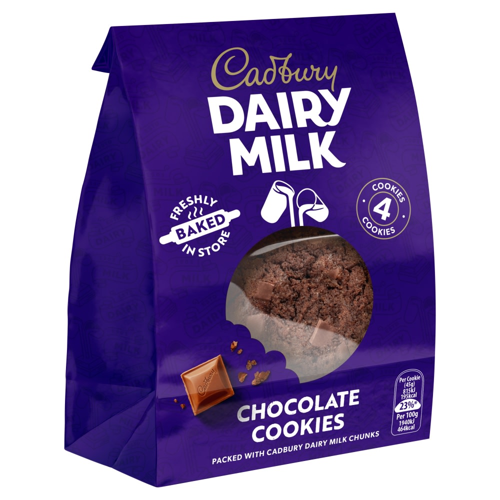 4 Dairy Milk Chocolate Cookies