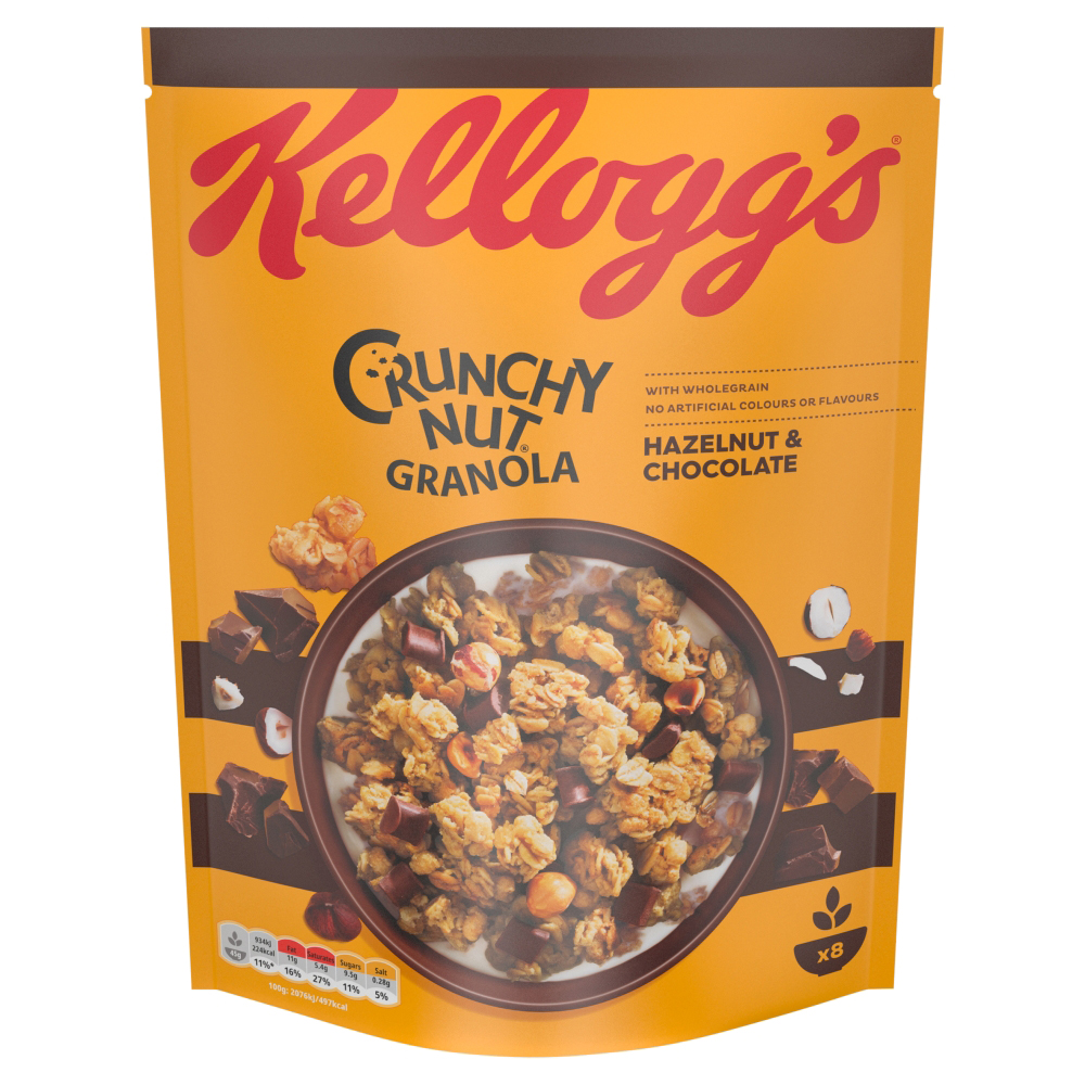 Kellogg's Crunchy Nut Hazelnut & Chocolate Granola 380g - Co-op