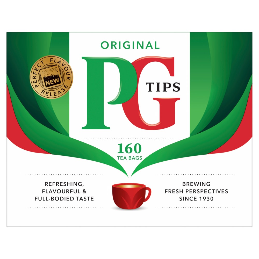 PG Tips Decaf Black Tea 160 Tea Bags 464g