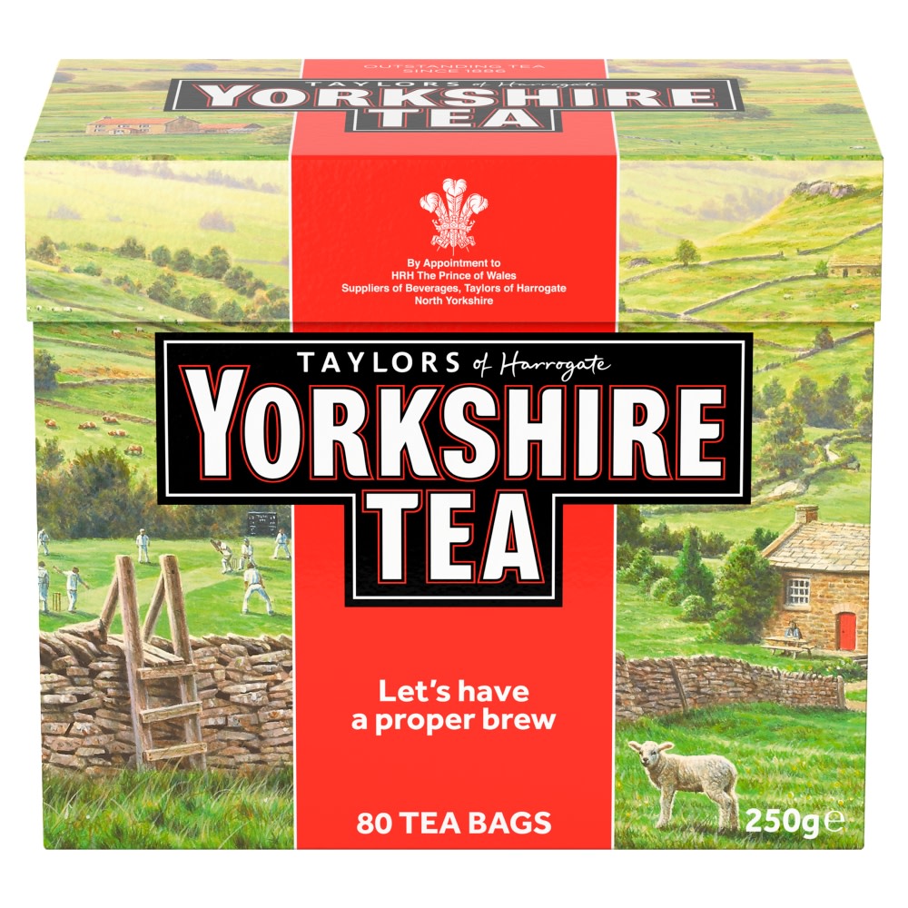 Taylors Yorkshire 80 Tea Bags 250g - Co-op