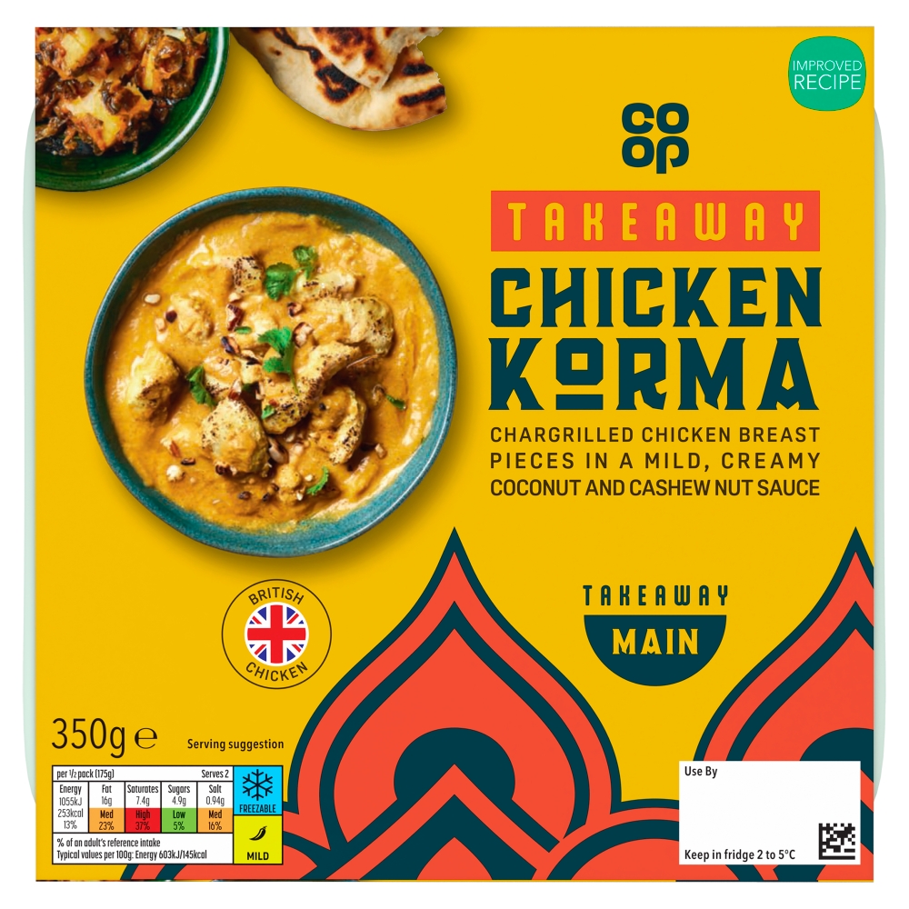 Co-op Chicken Korma 350g
