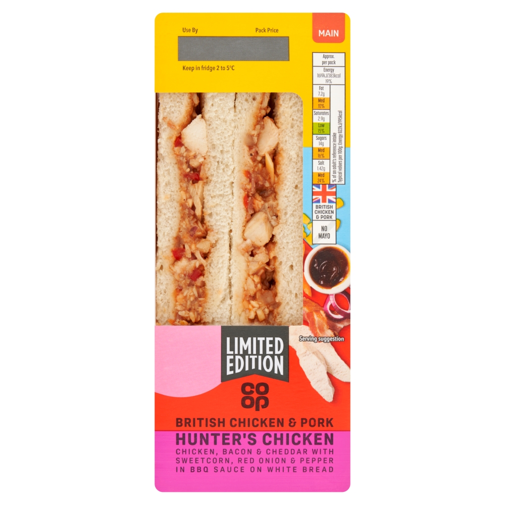 Co-op Limited Edition Hunters Chicken Sandwich