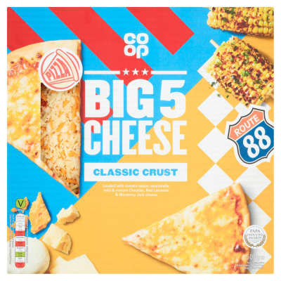Co-op 12" Classic Crust Big Five Cheese Pizza 500g