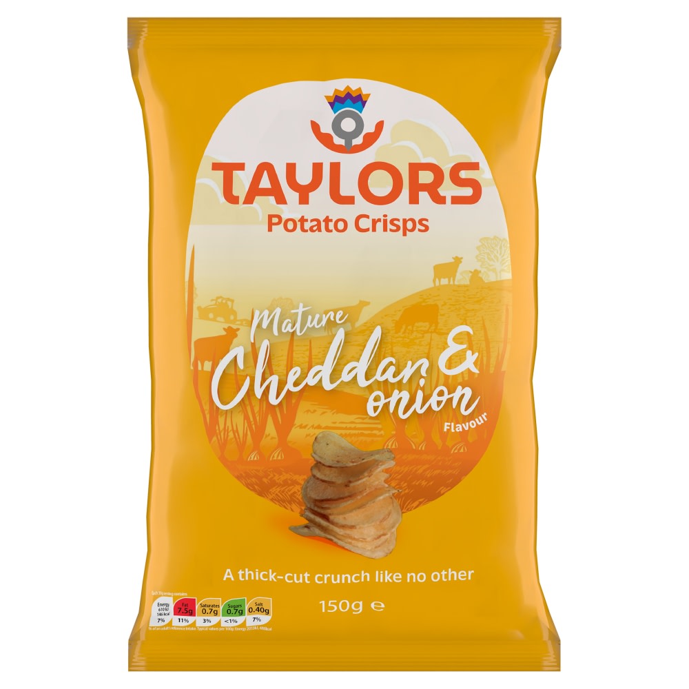 Taylors Mature Cheddar & Onion 150g