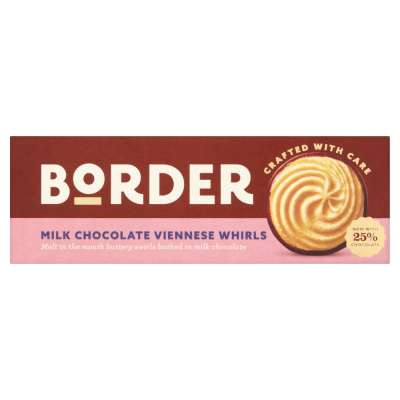 Border Biscuits Milk Chocolate Viennese 