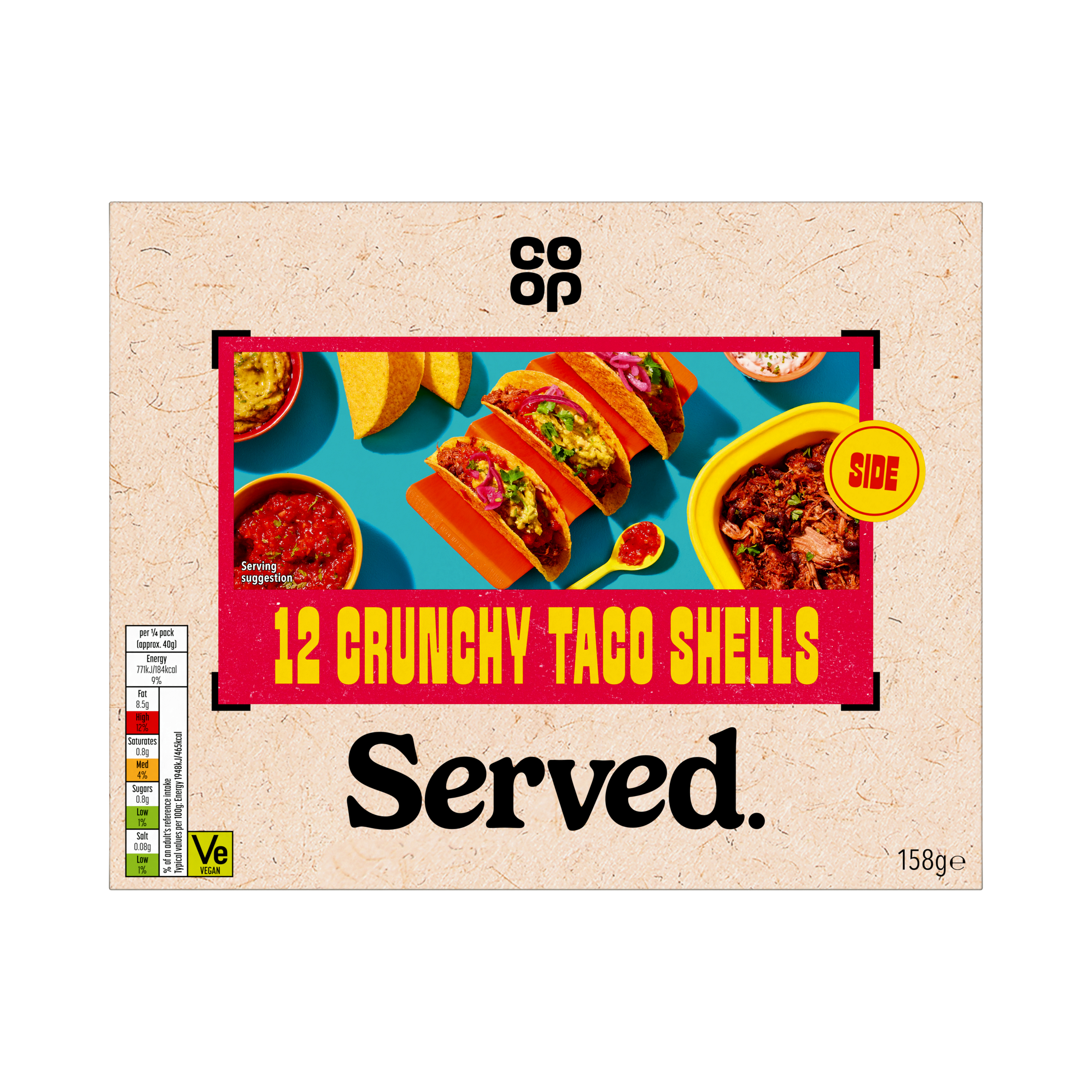 Co-op 12 Crunchy Taco Shells