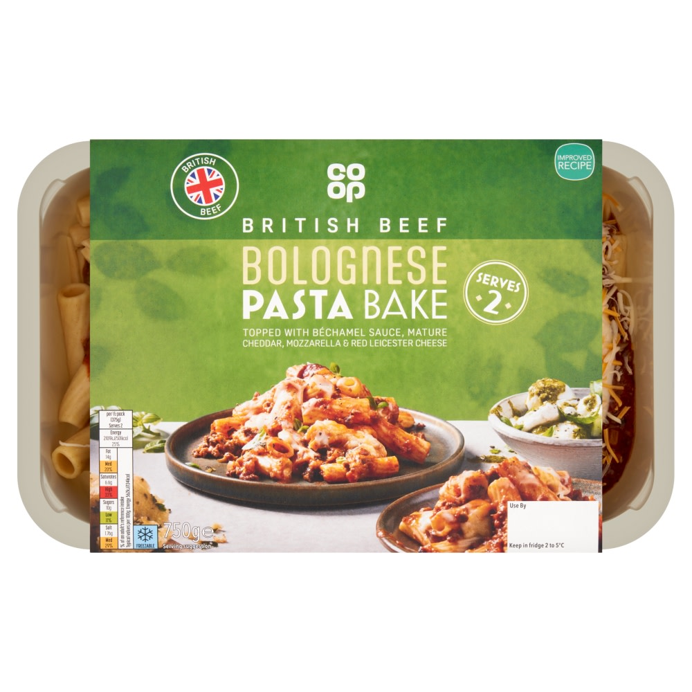 Co-op Italian Bolognese Pasta Bake 750g