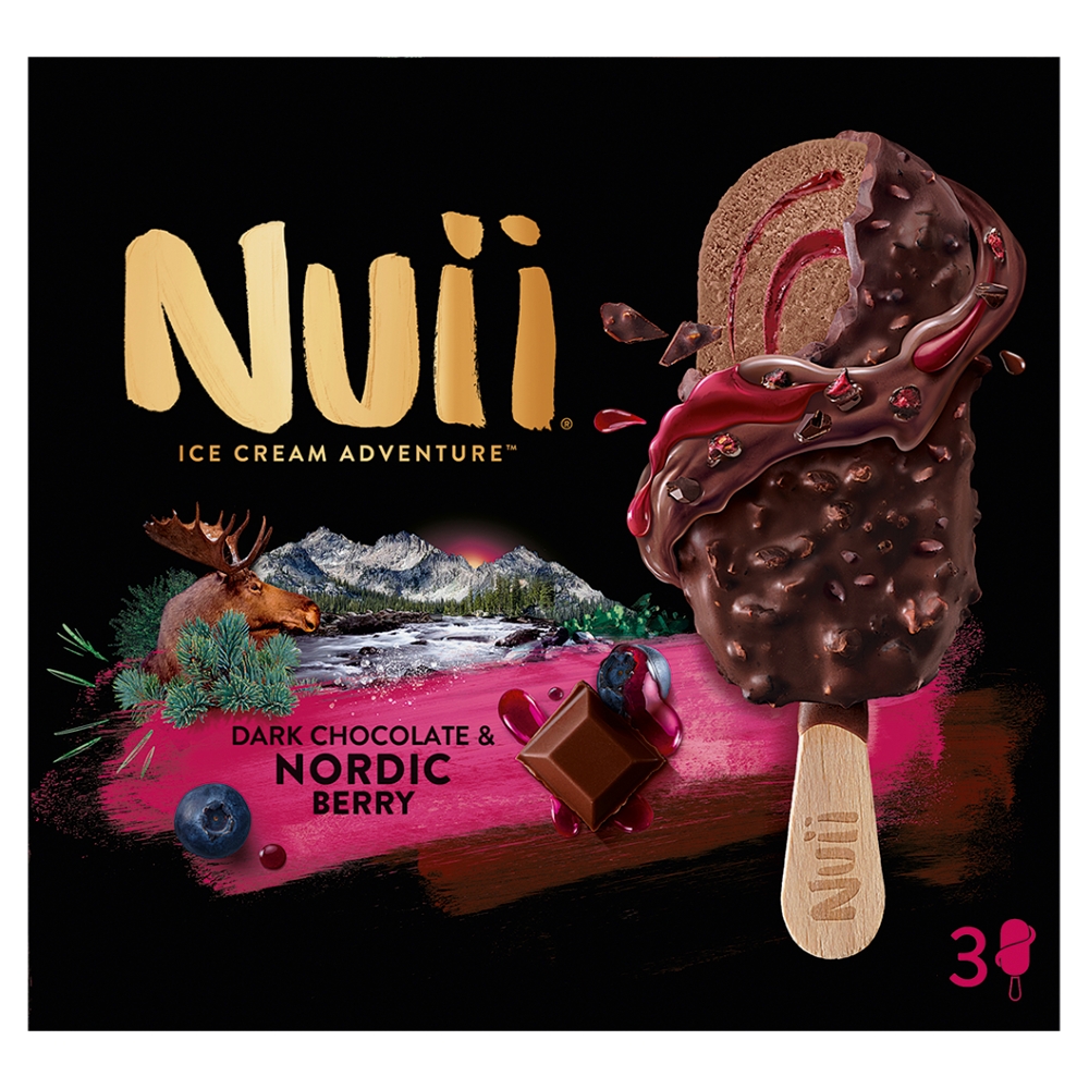 Nuii Dark Chocolate & Nordic Berry Ice Cream 3x90ml