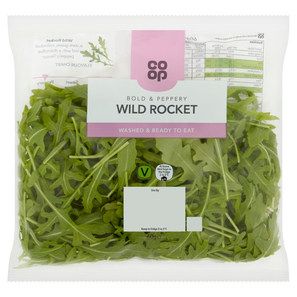 Co Op Wild Rocket 60g Co Op