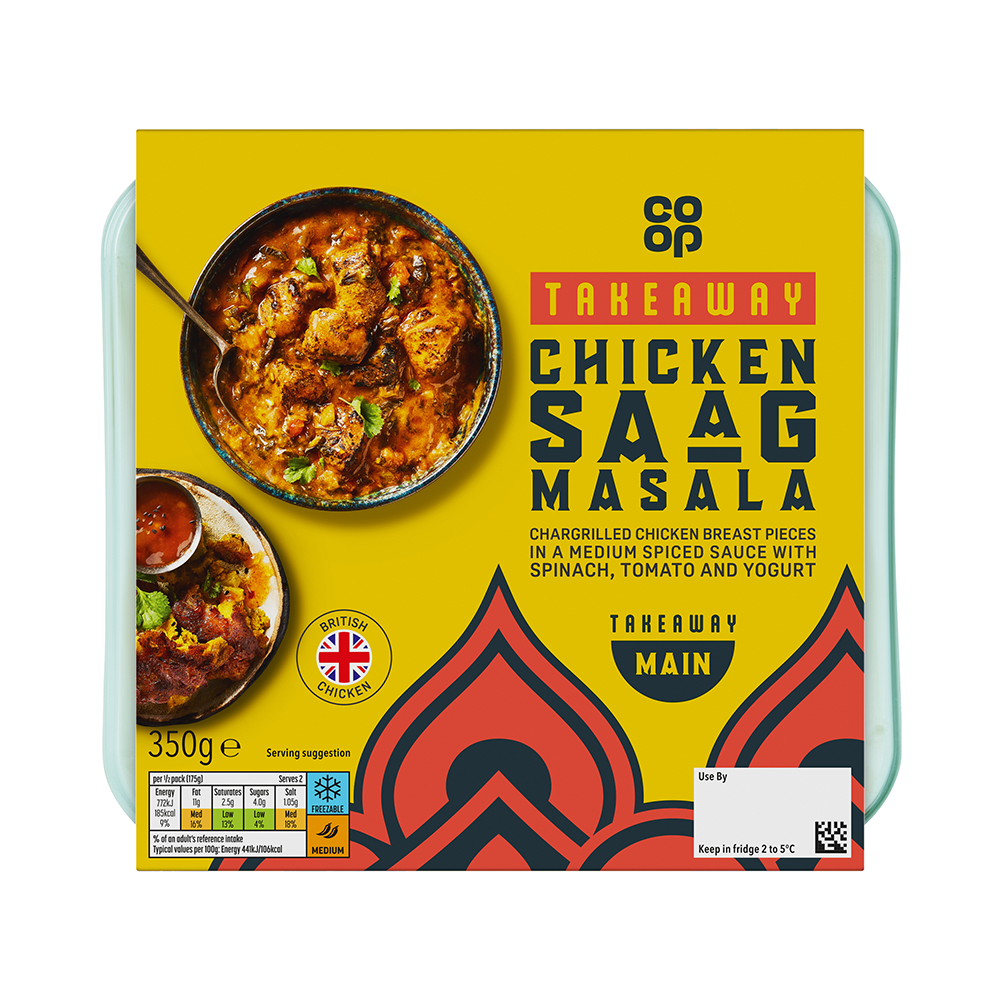 Co-op Chicken Saag Masala 350g