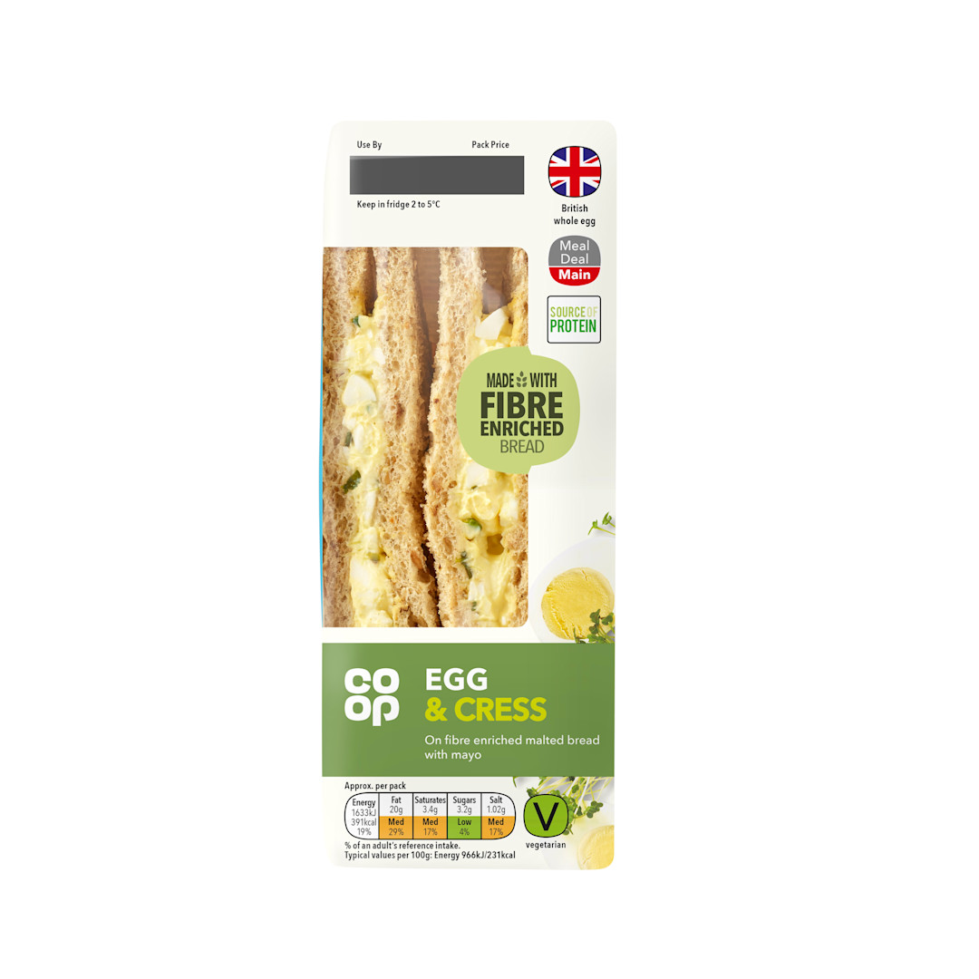 Coop Egg & Cress Sandwich Coop
