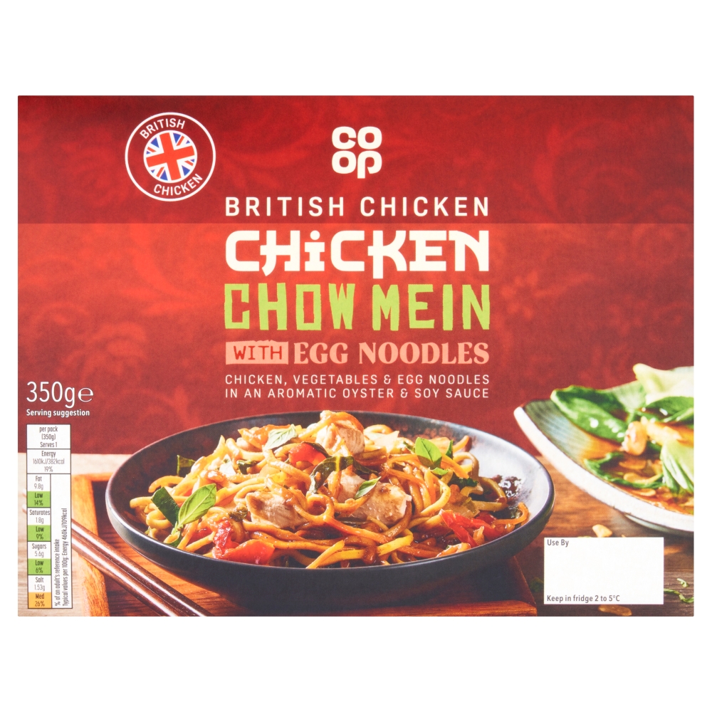 Co-op Chicken Chow Mein 350G