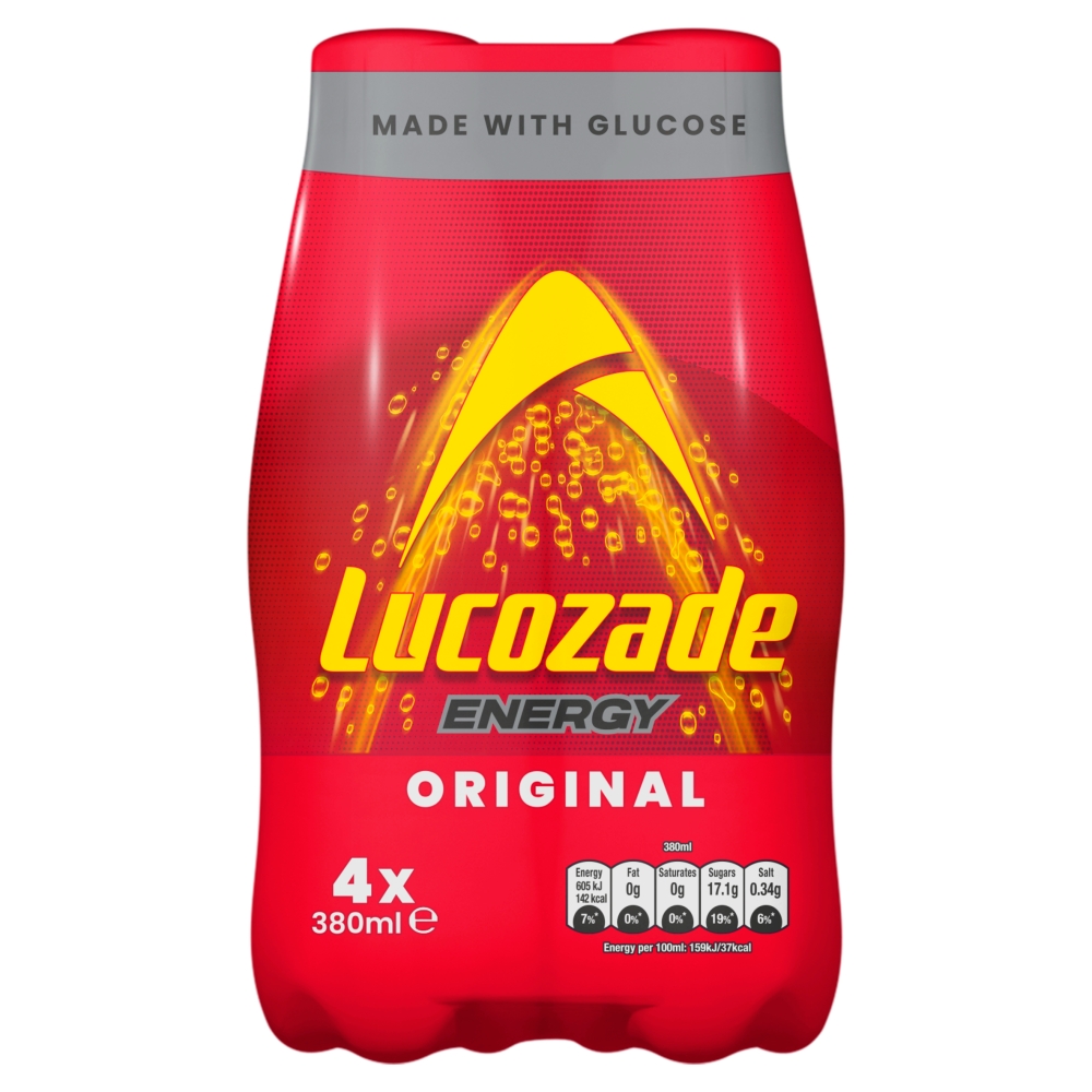 Lucozade Energy Original 4x380ml