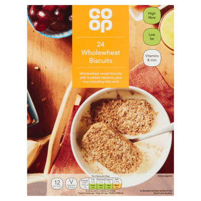 Co-op Wholewheat Biscuits 24pk