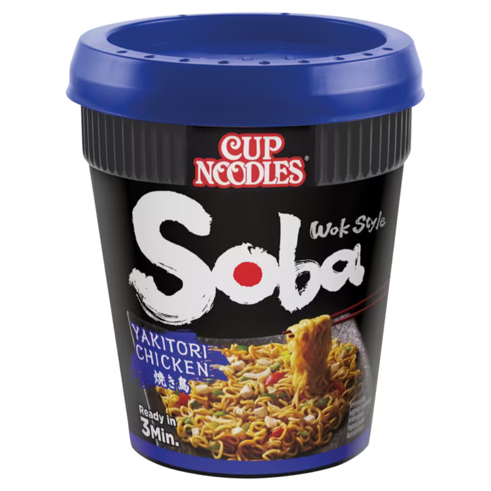 you、near nippon＋yoke Nissin Soba Yakitori Chicken Instant Wok Style Noodles Pot 89g - Co-op