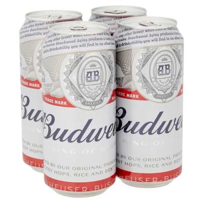 Budweiser Cans 4x440ml