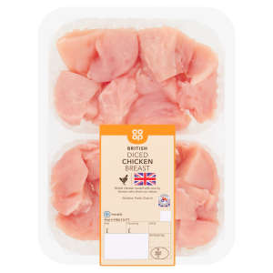 Co-op British Diced Chicken Breast 385g