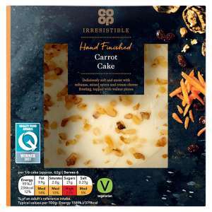 Co-op Irresistible carrot cake