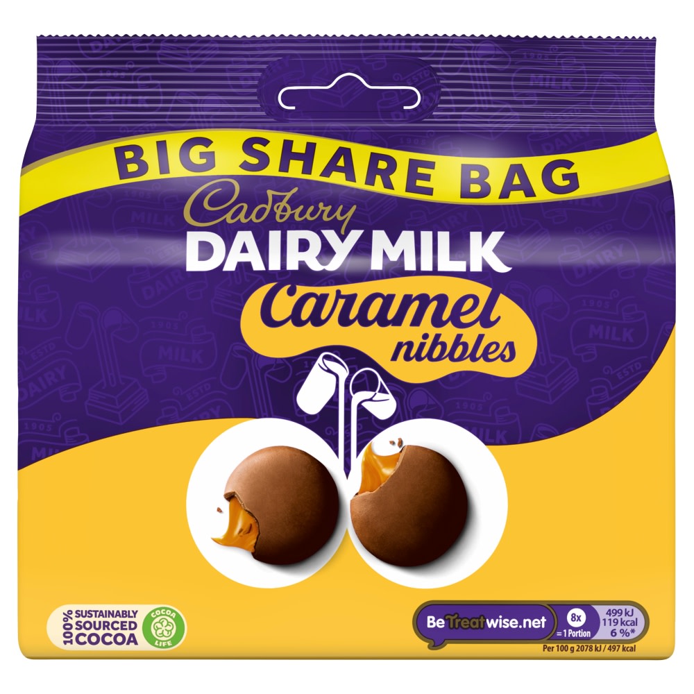 Cadbury Dairy Milk & More Caramel Nut Crunch 180g