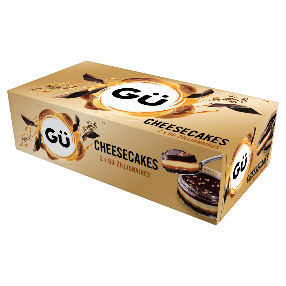Gu Plant Zillionaire Cheesecakes 2x91.5g