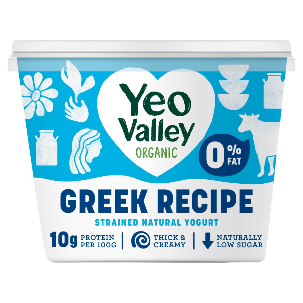 Yeo Valley Organic 0% Greek Recipe Yogurt 450g