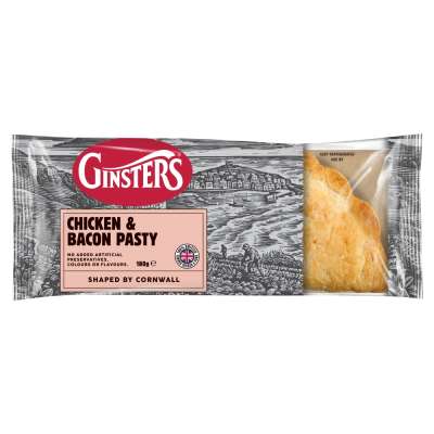 Ginsters Chicken and Bacon Pasty 180g   