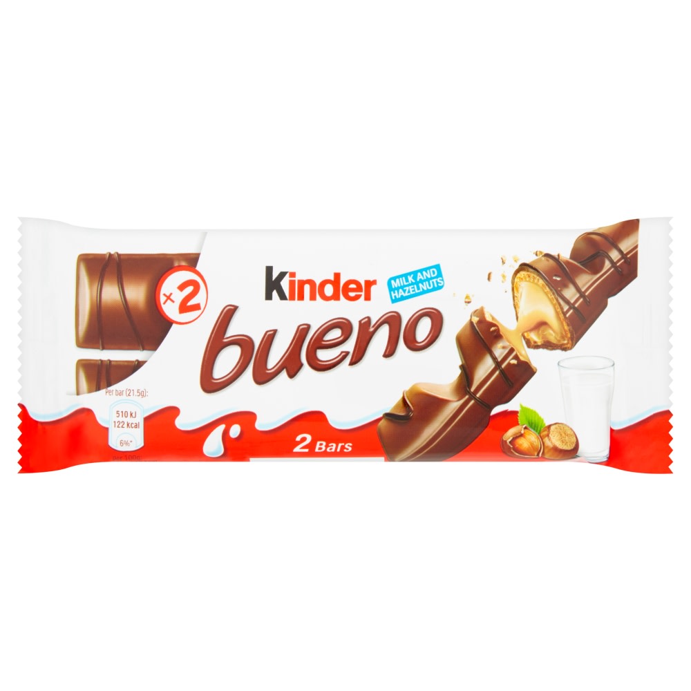 Ferrero Kinder Bueno Milk and Hazelnut 2pk