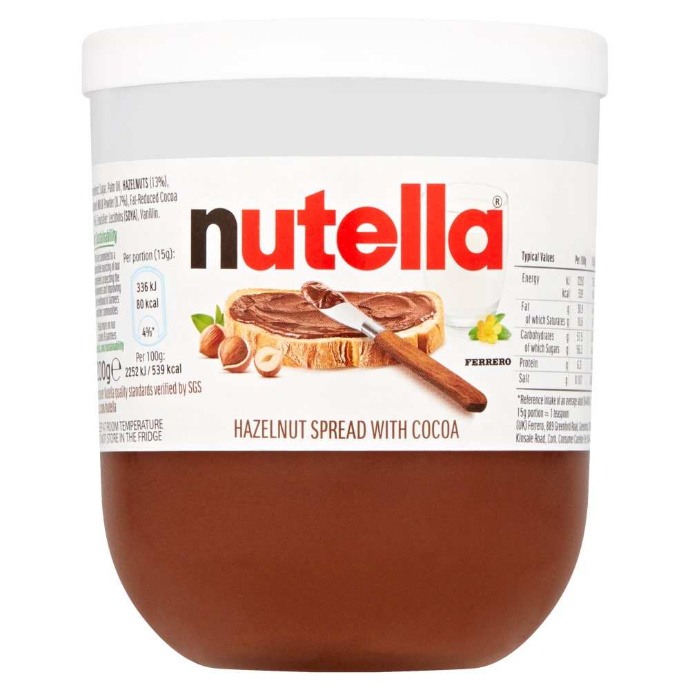 Nutella Hazelnut Chocolate Spread 200g