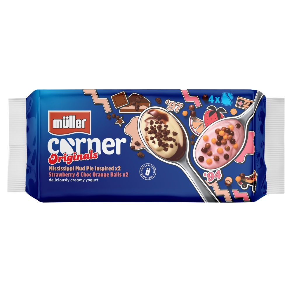 Muller Corner Originals Apple Crumble Yogurts 4x124g