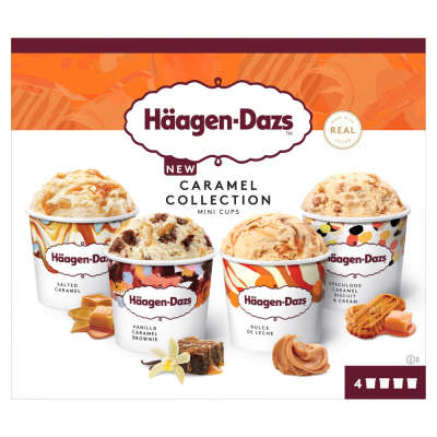 Häagen-Dazs Caramel Collection Minicups 4x95ml