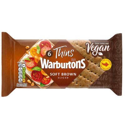 Warburtons Brown Sandwich Thins