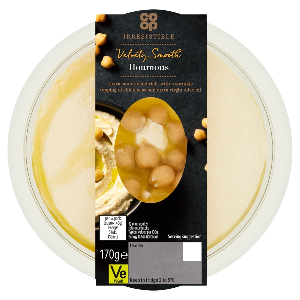 Co-op Irresistible Velvety Smooth Houmous 170g