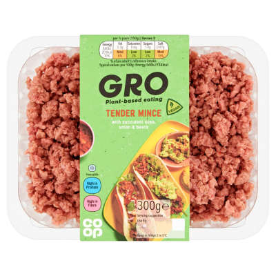 GRO Meat Free Tender Mince 300g