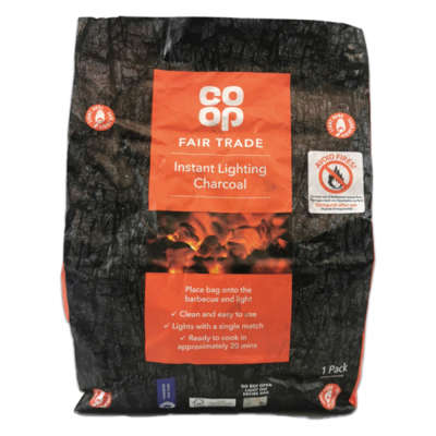 Co-op Fairtrade instant lighting charcoal
