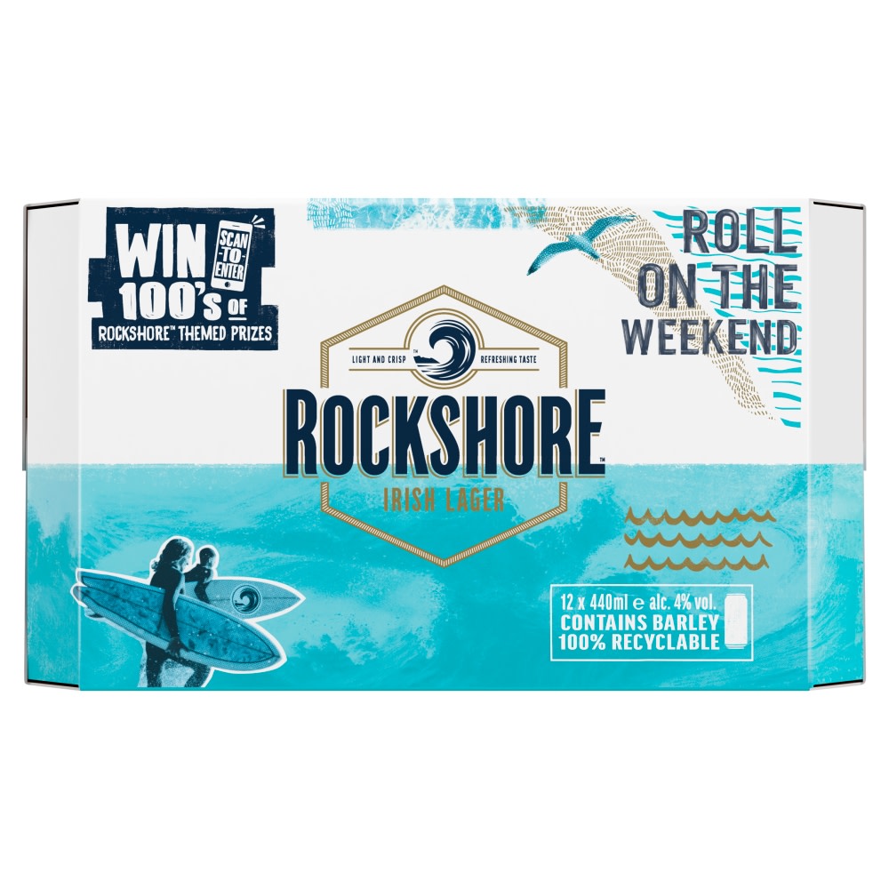 Rockshore Lager Cans 12 x 440ml