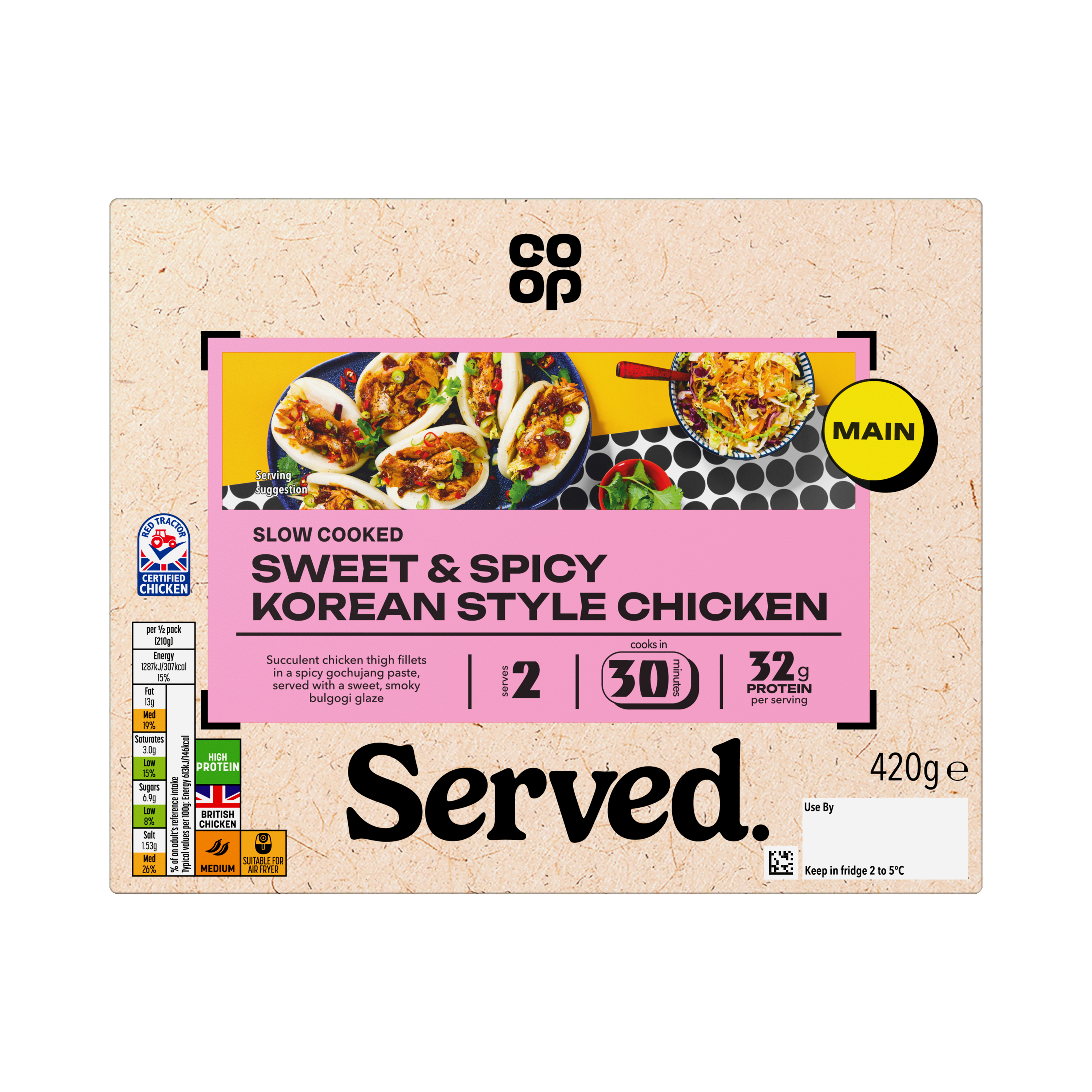 Co-op Sweet & Spicy Korean Style Chicken 420g