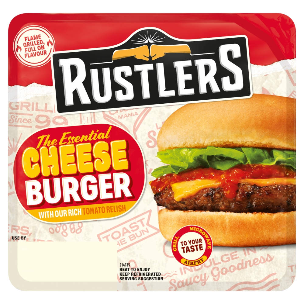 Rustlers Cheeseburger 166g
